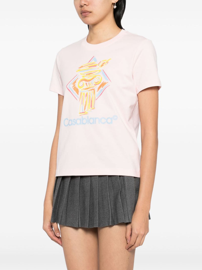 Diamond Column Fitted T-shirt