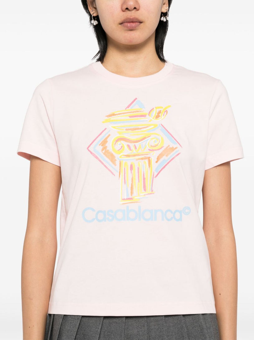 Diamond Column Fitted T-shirt