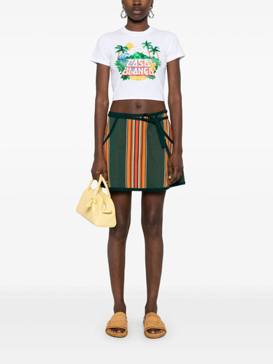Casa Beach Wave Cropped T-Shirt