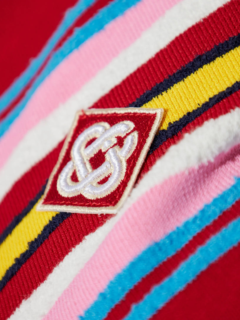 Striped polo shirt