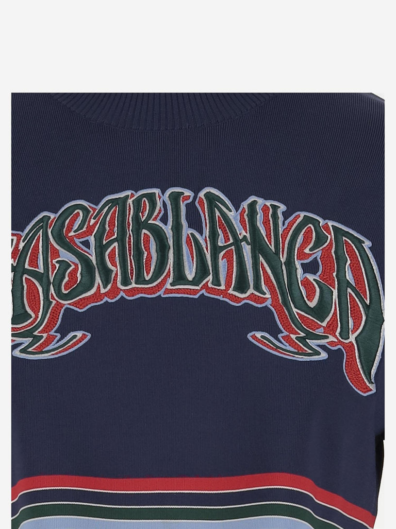 Baseball cropped jumper