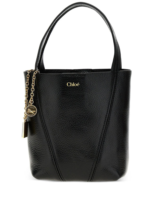 Chloé Spin small tote bag in grained leather