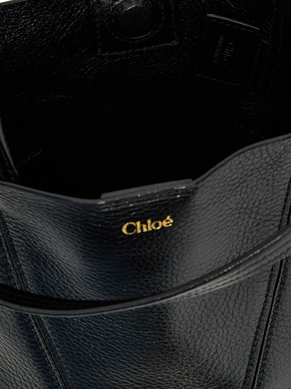 Chloé Spin small tote bag in grained leather