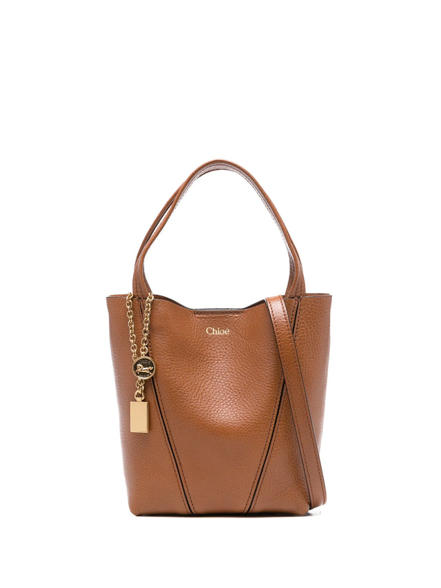 Chloé Spin small tote bag in grained leather