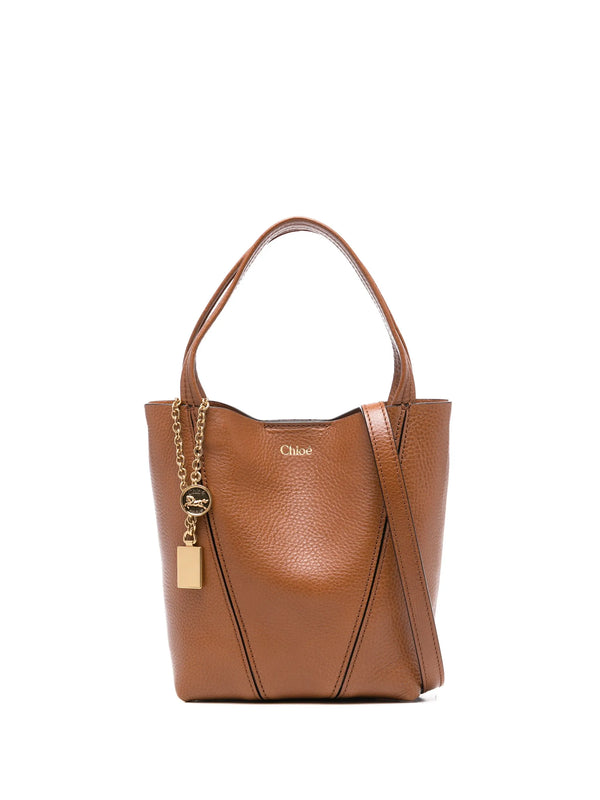 Chloé Spin small tote bag in grained leather