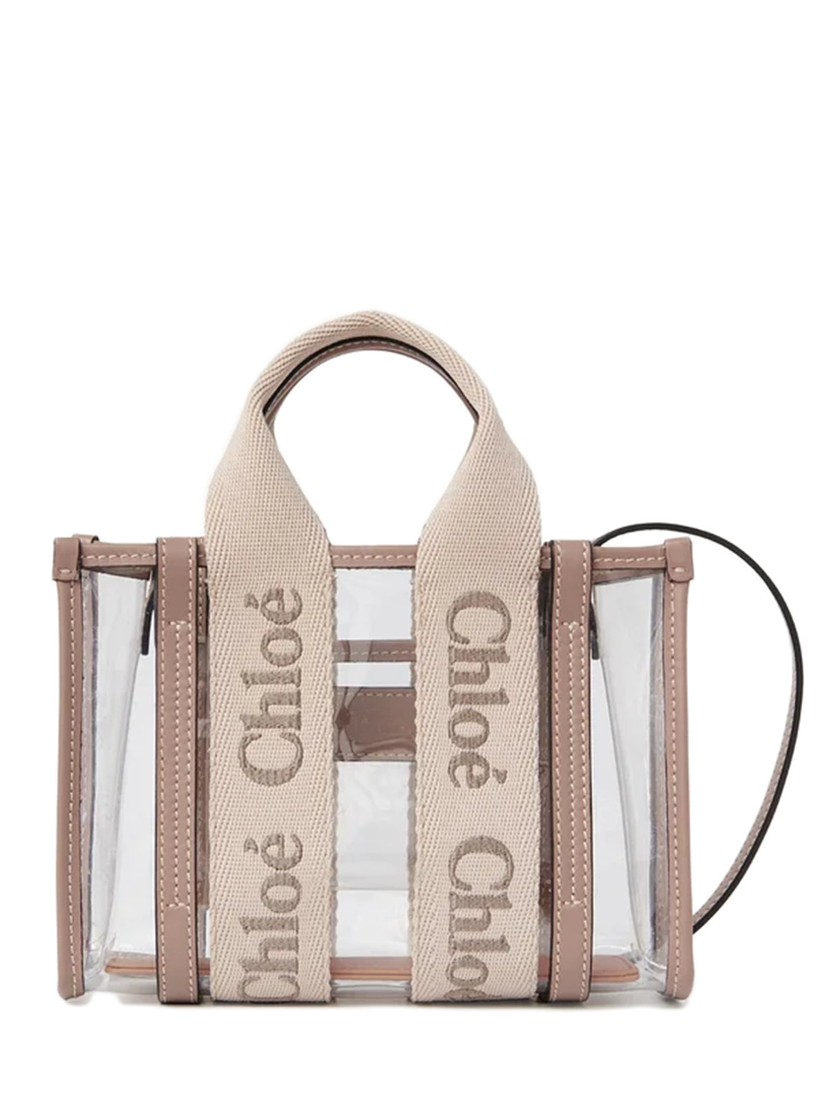 Mini Woody tote bag in jelly