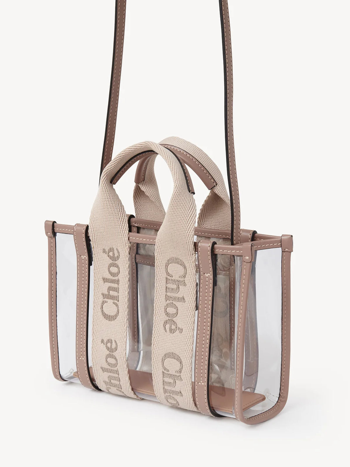 Mini Woody tote bag in jelly