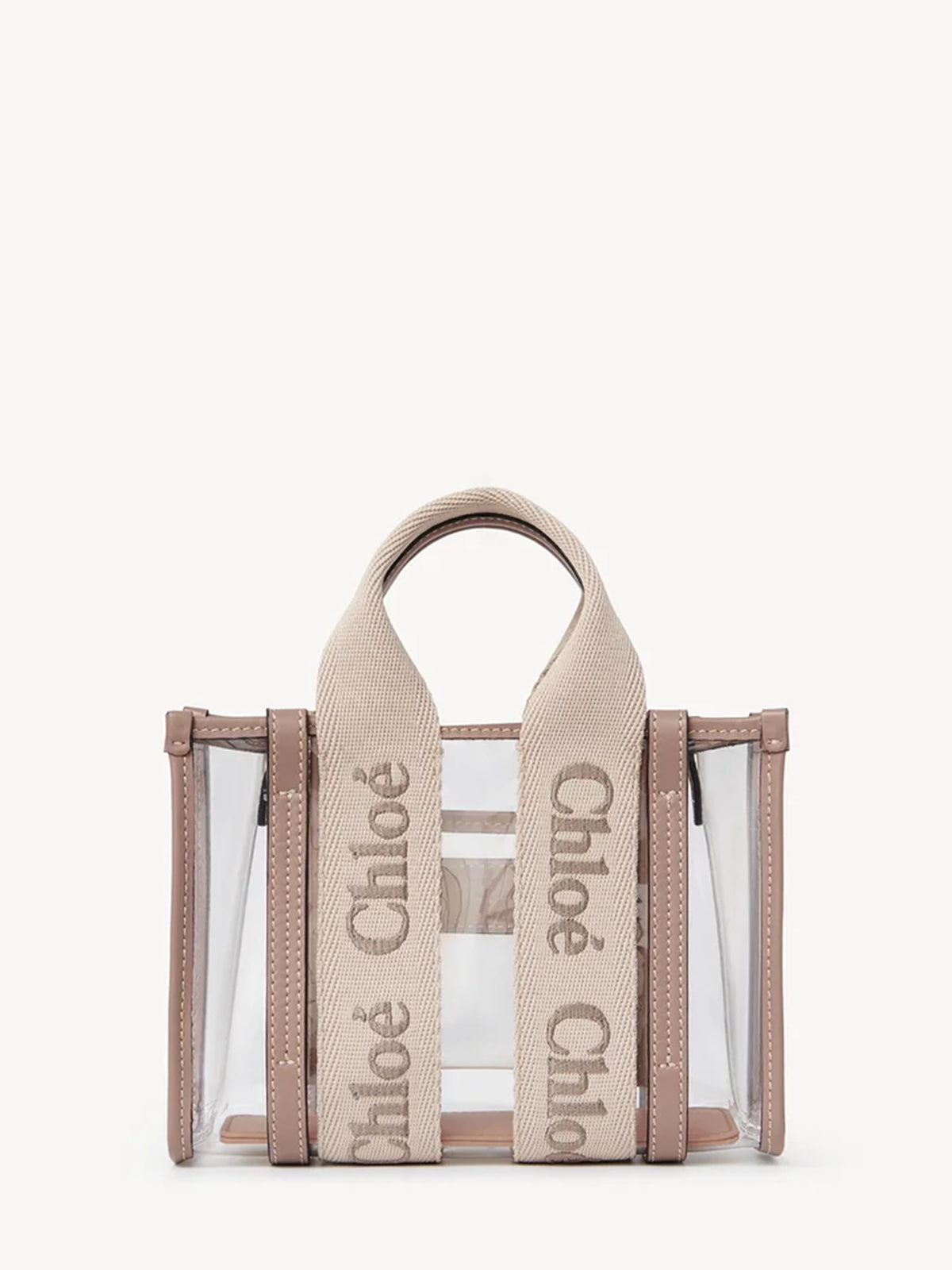 Mini Woody tote bag in jelly