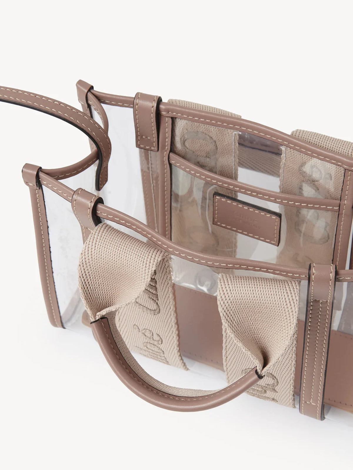Mini Woody tote bag in jelly
