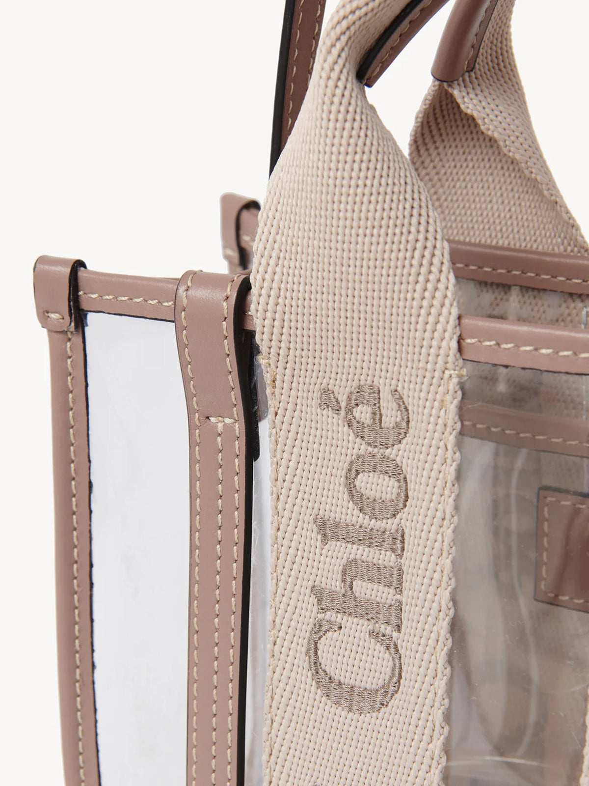 Mini Woody tote bag in jelly