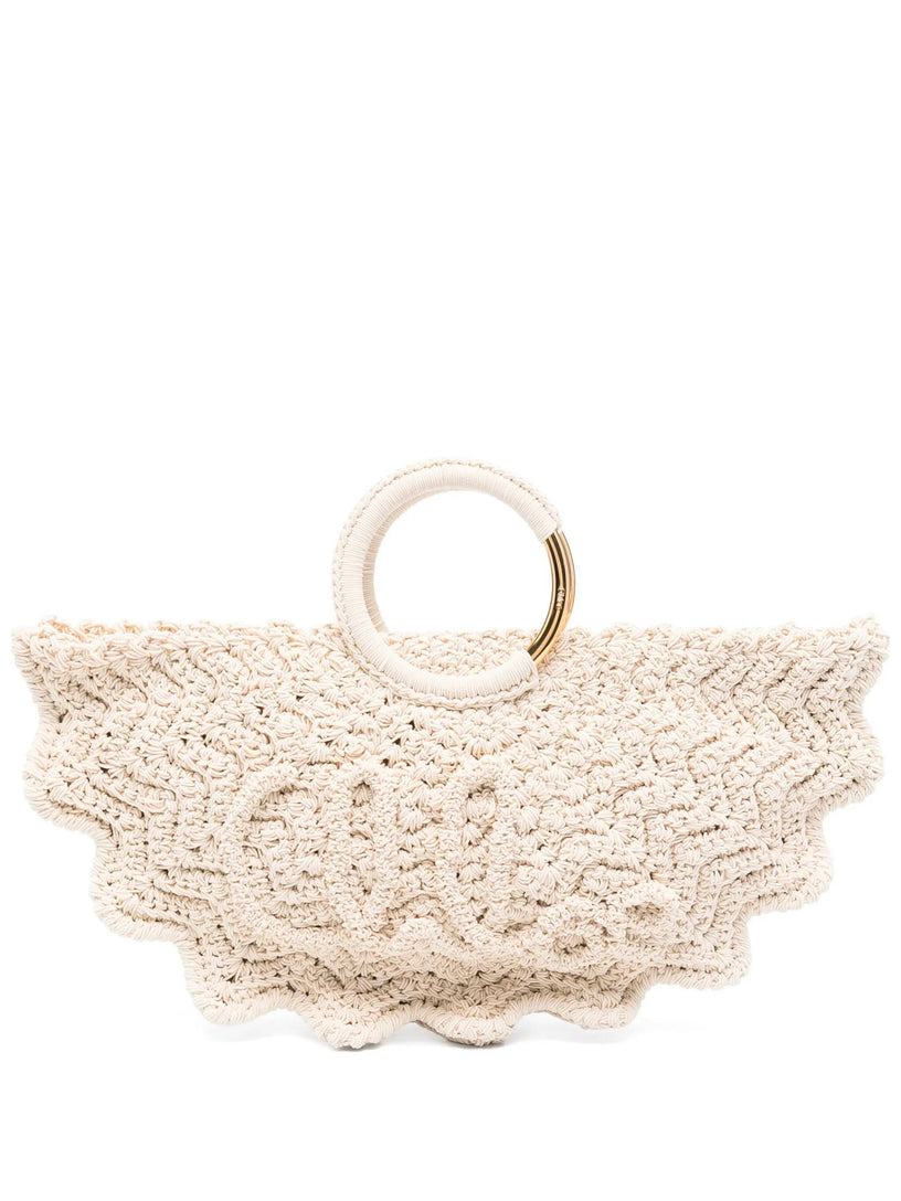 Small Tote Bag Crochet Bracelet Paravent