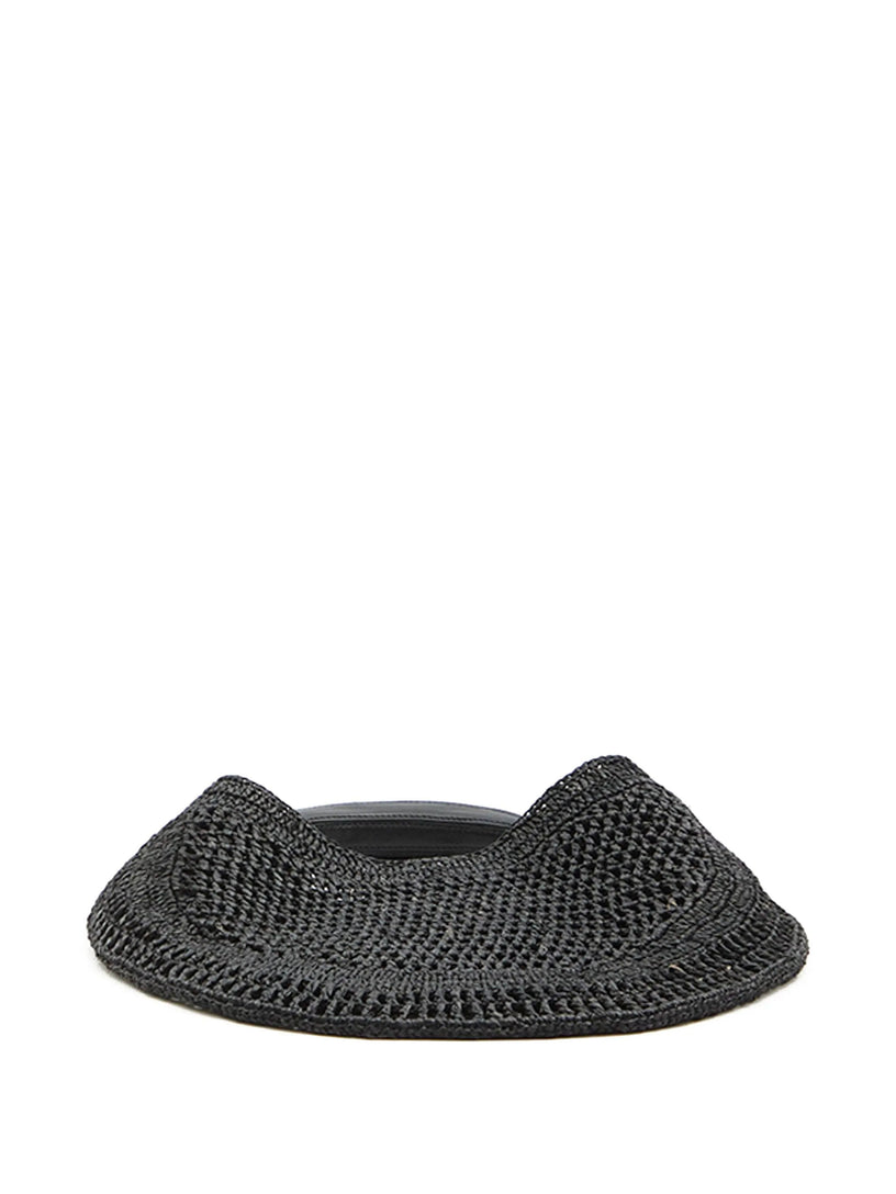Summer banana raffia hobo bag