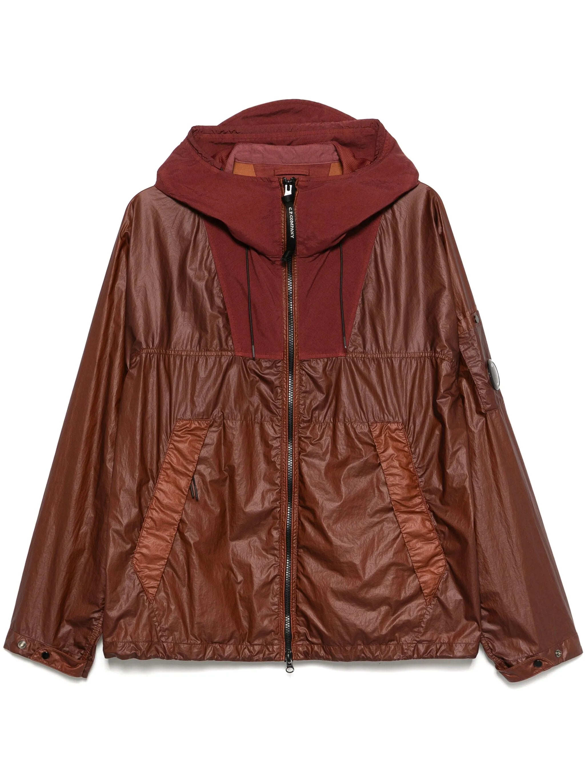 CS II Mixed Hooded Lens Jacket CP COMPANY Rosso | Grifo210
