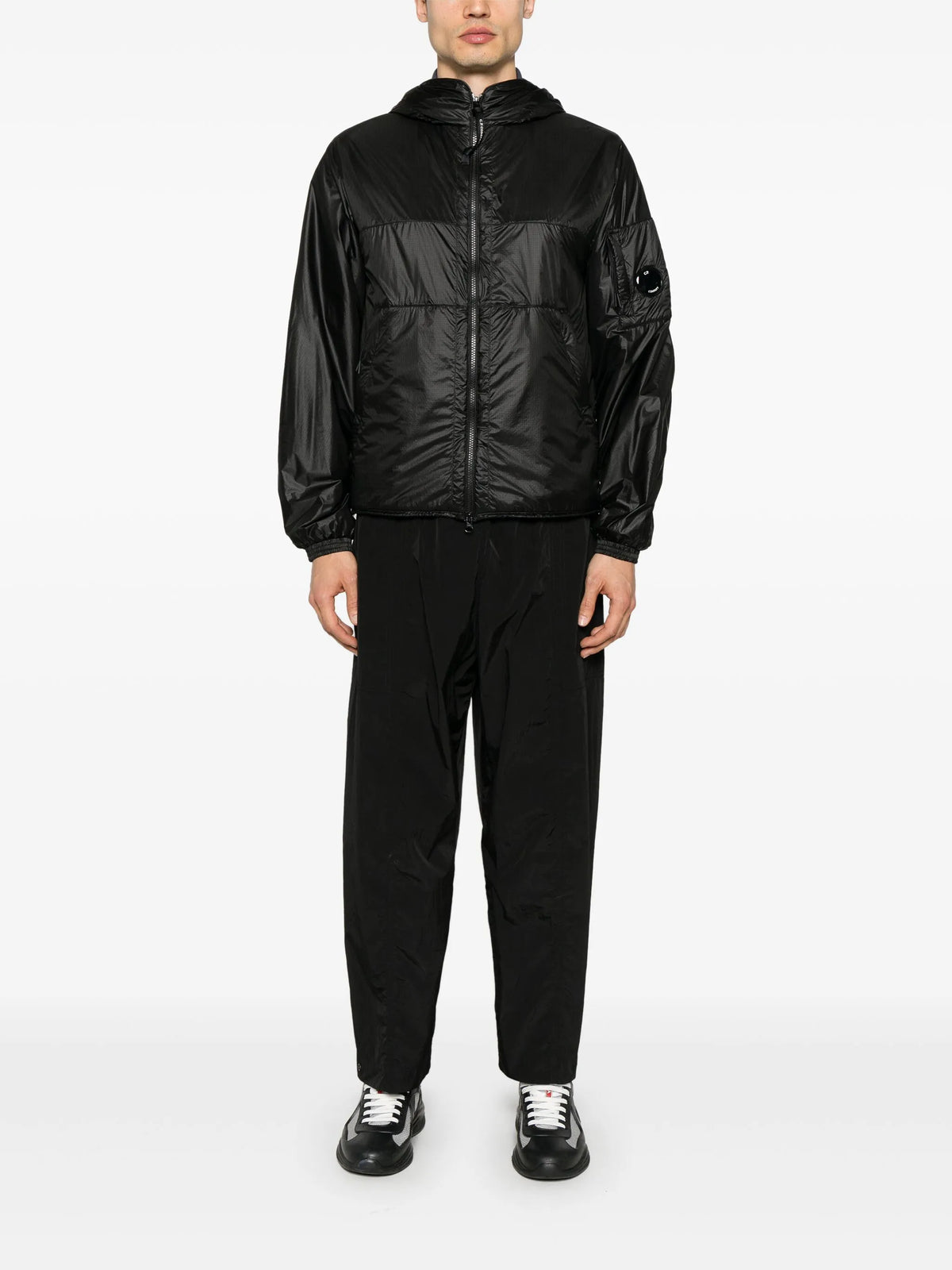 CS II Mixed Hooded Lens Jacket