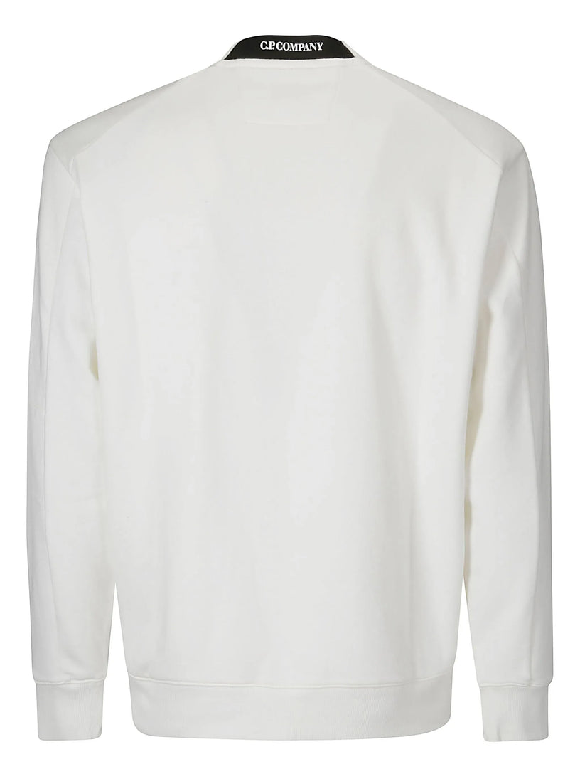 Diagonal Raised Fleece Lens Sweatshirt