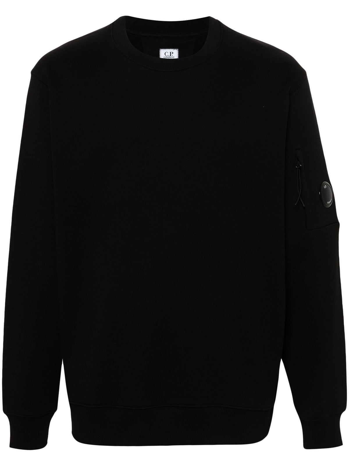 Diagonal Raised Fleece Lens Sweatshirt