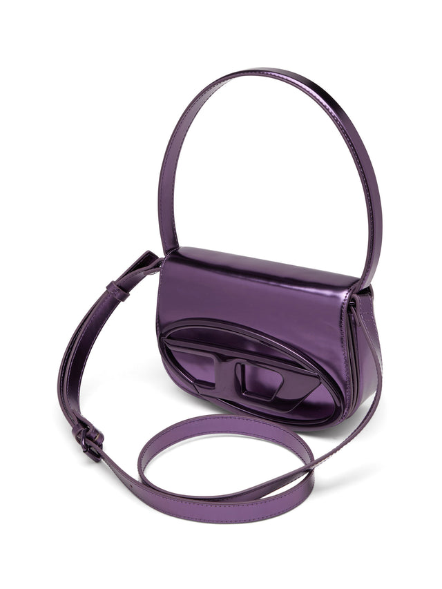1DR-Iconic shoulder bag in mirrored leather