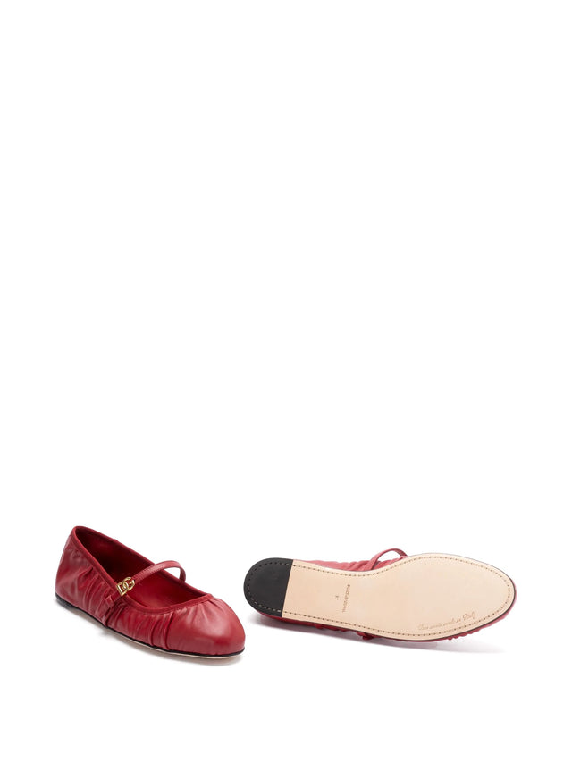 Vally Nappa leather ballet flats