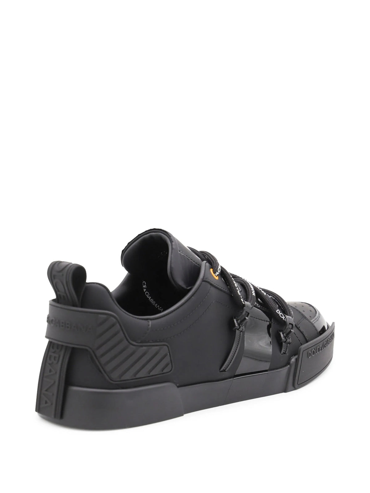 Portofino sneaker in calfskin and patent leather