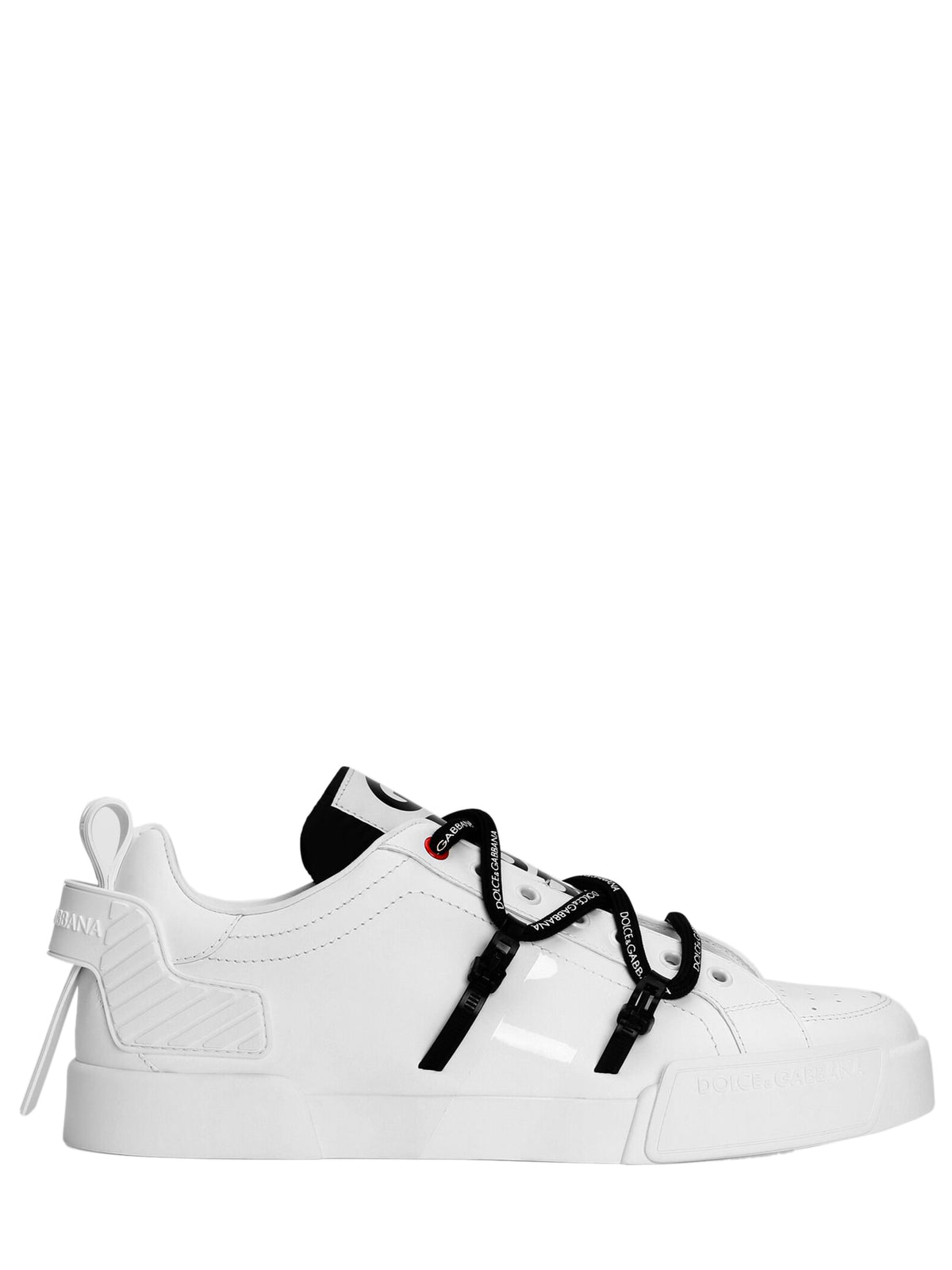 Portofino sneaker in calfskin and patent leather