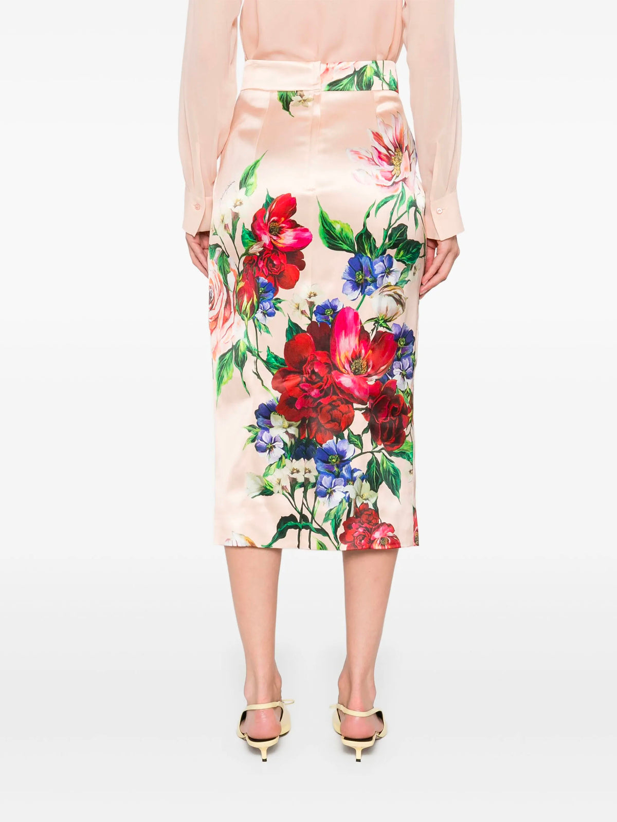 Floral-print skirt