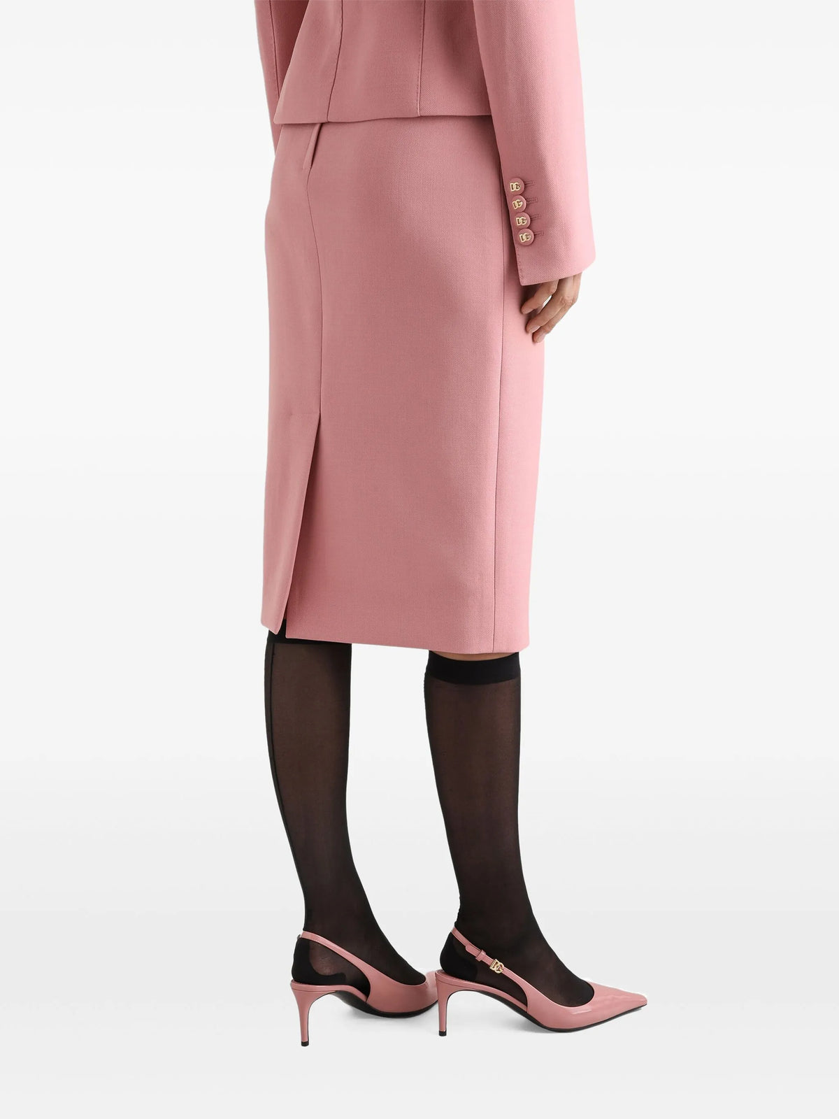 Pencil skirt with DG logo