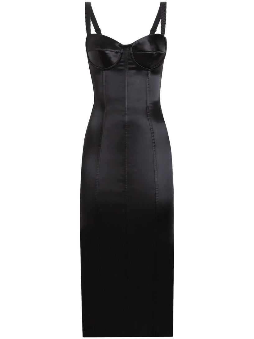Corset dress with bra detail Dolce & Gabbana Nero | Grifo210 Corset dress with bra detail Dolce & Gabbana Nero | Grifo210
