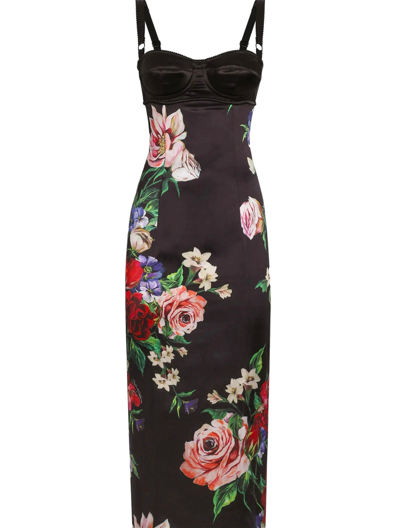 Dress with floral print