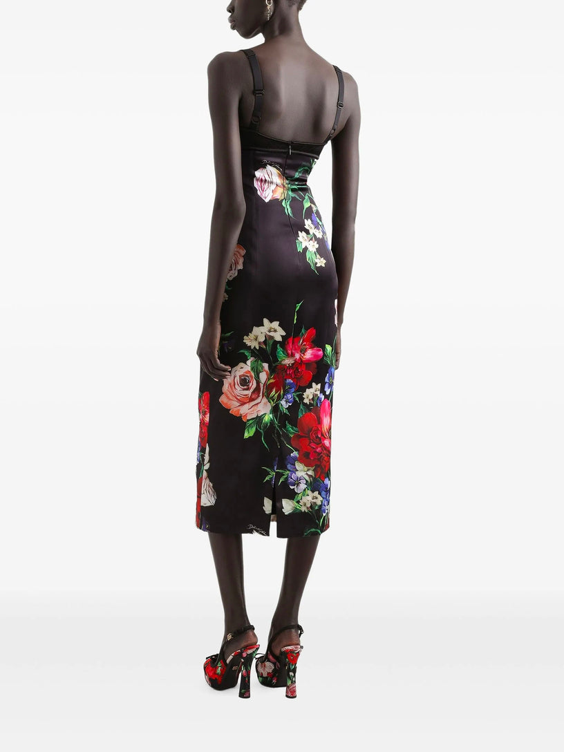 Dress with floral print