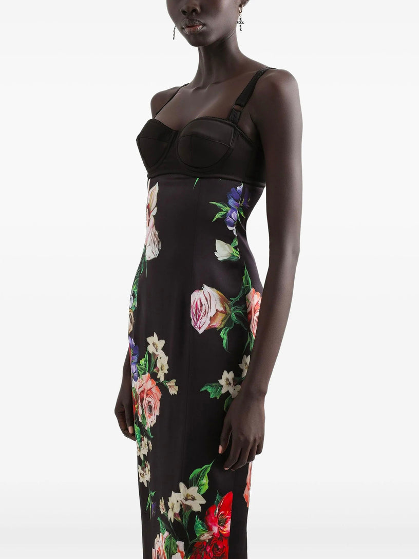 Dress with floral print