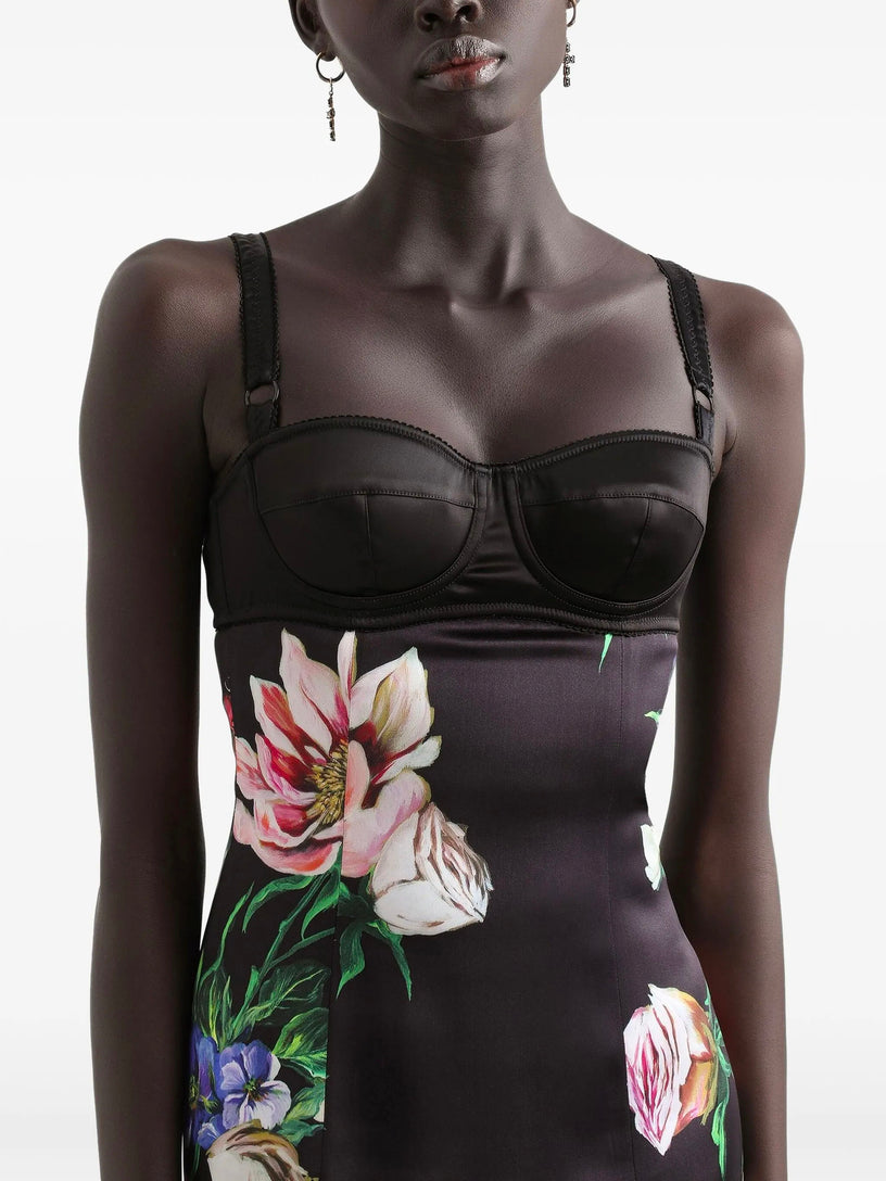 Dress with floral print