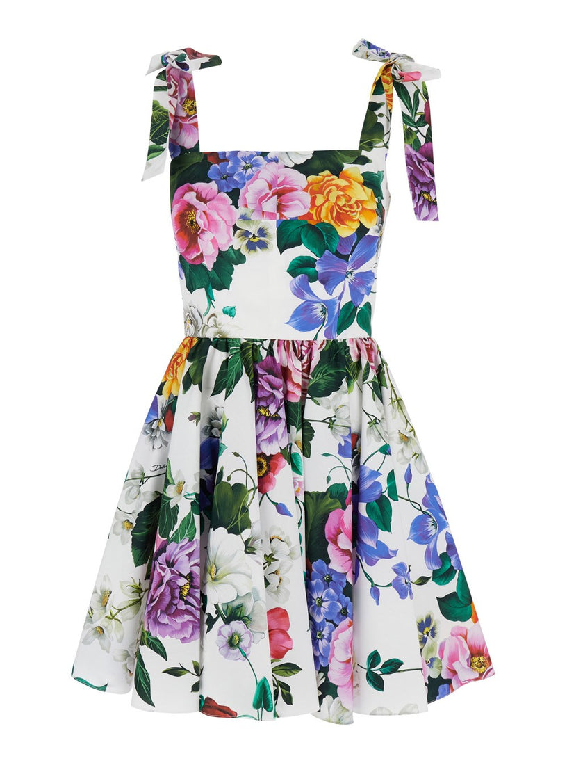Dress with flower print