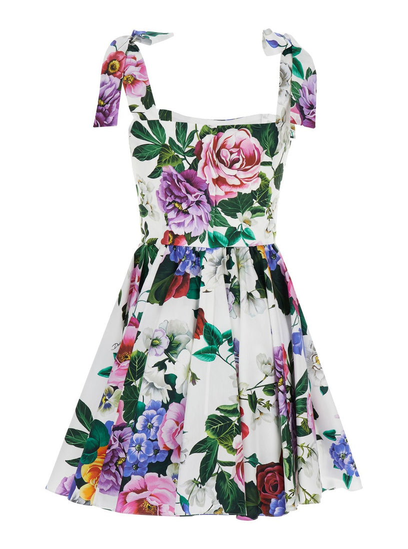 Dress with flower print