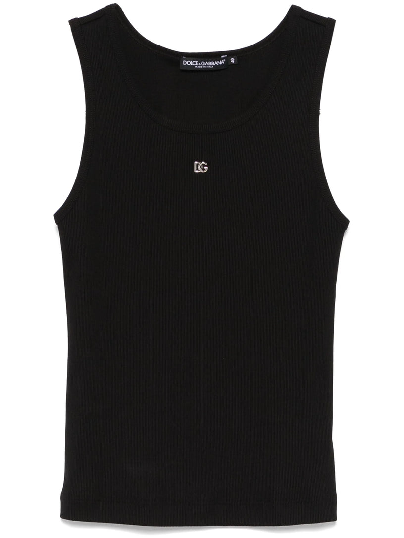 Tank top with DG logo pin