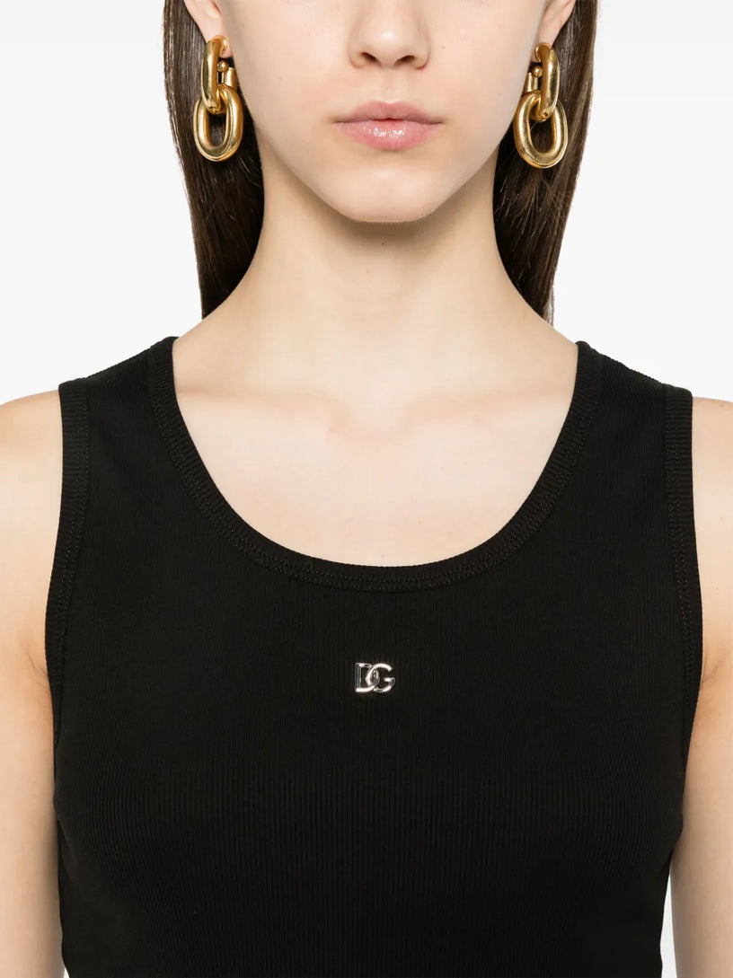 Tank top with DG logo pin