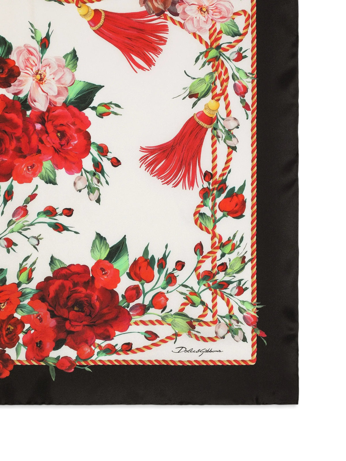 Scarf with floral print
