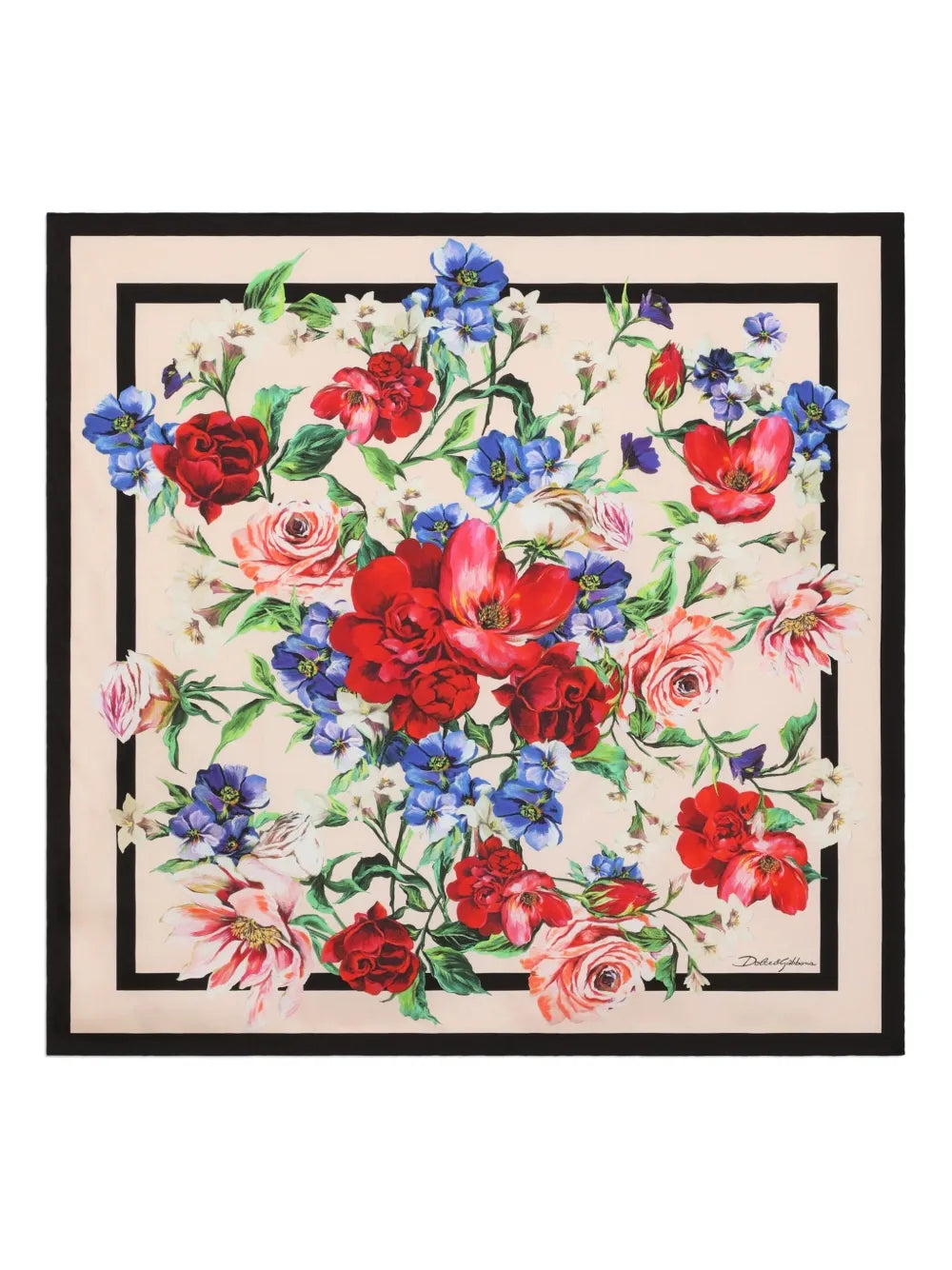 Scarf with floral print