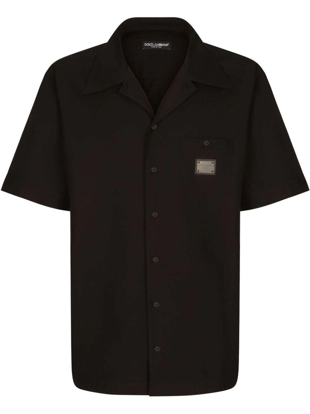 Hawaiian shirt with branded tag