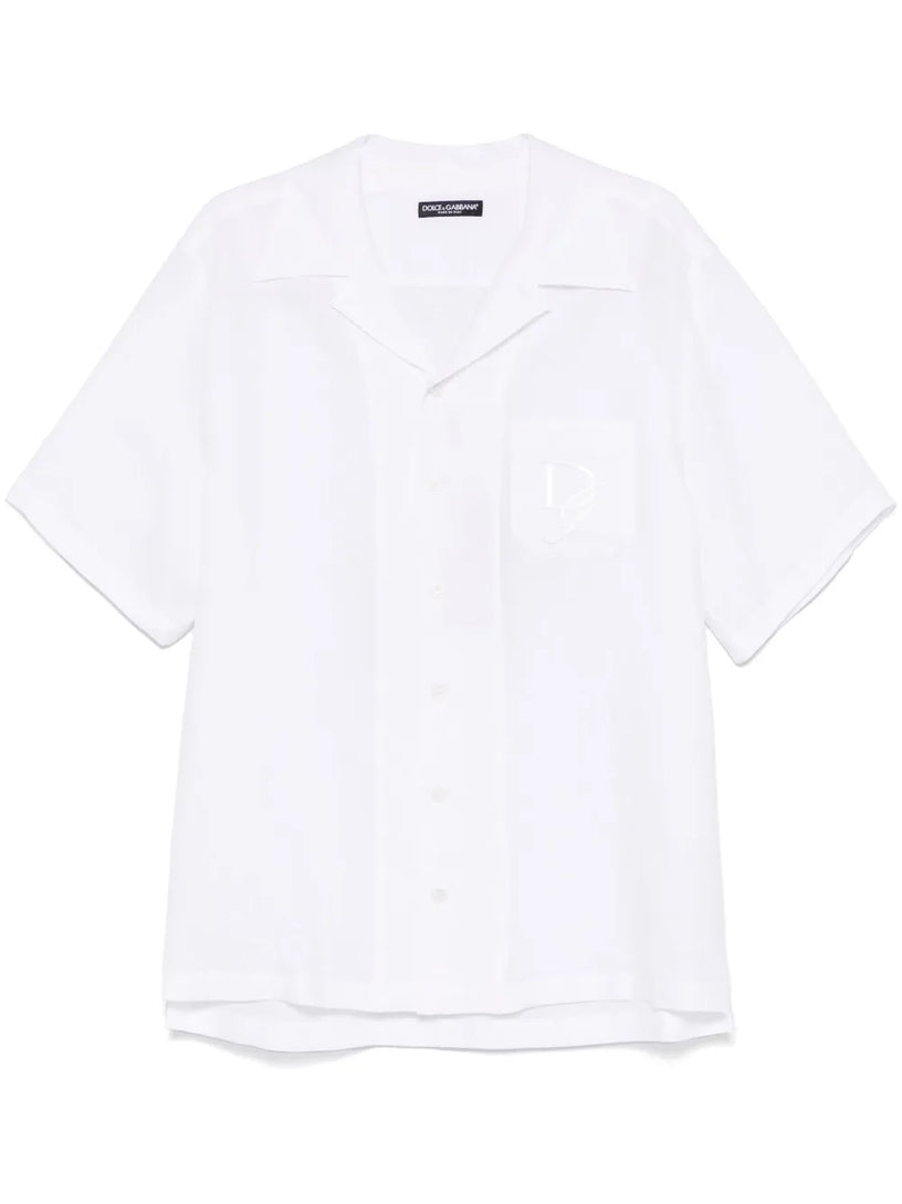 Shirt with DG logo embroidery