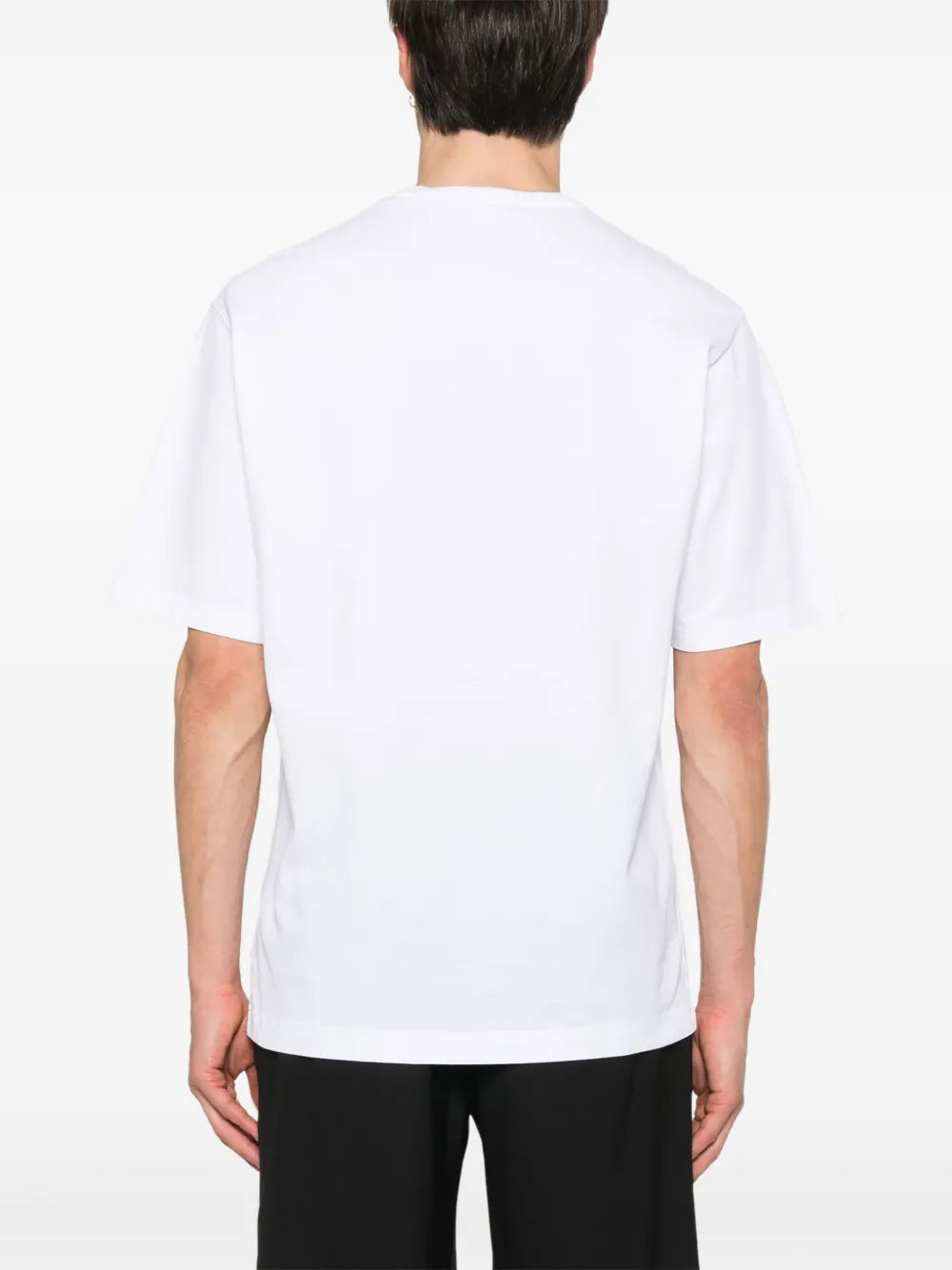 Cotton T-shirt with plaque