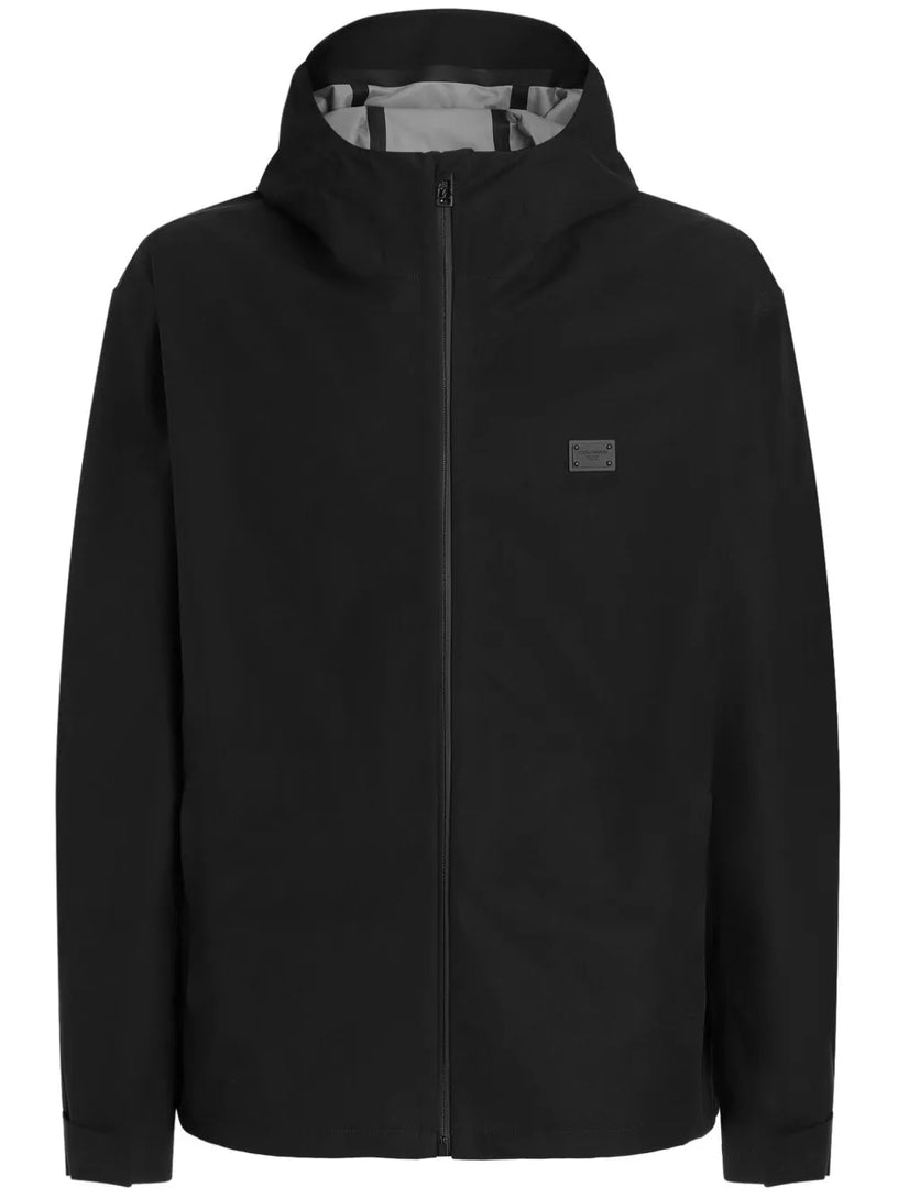 Hooded cotton jacket