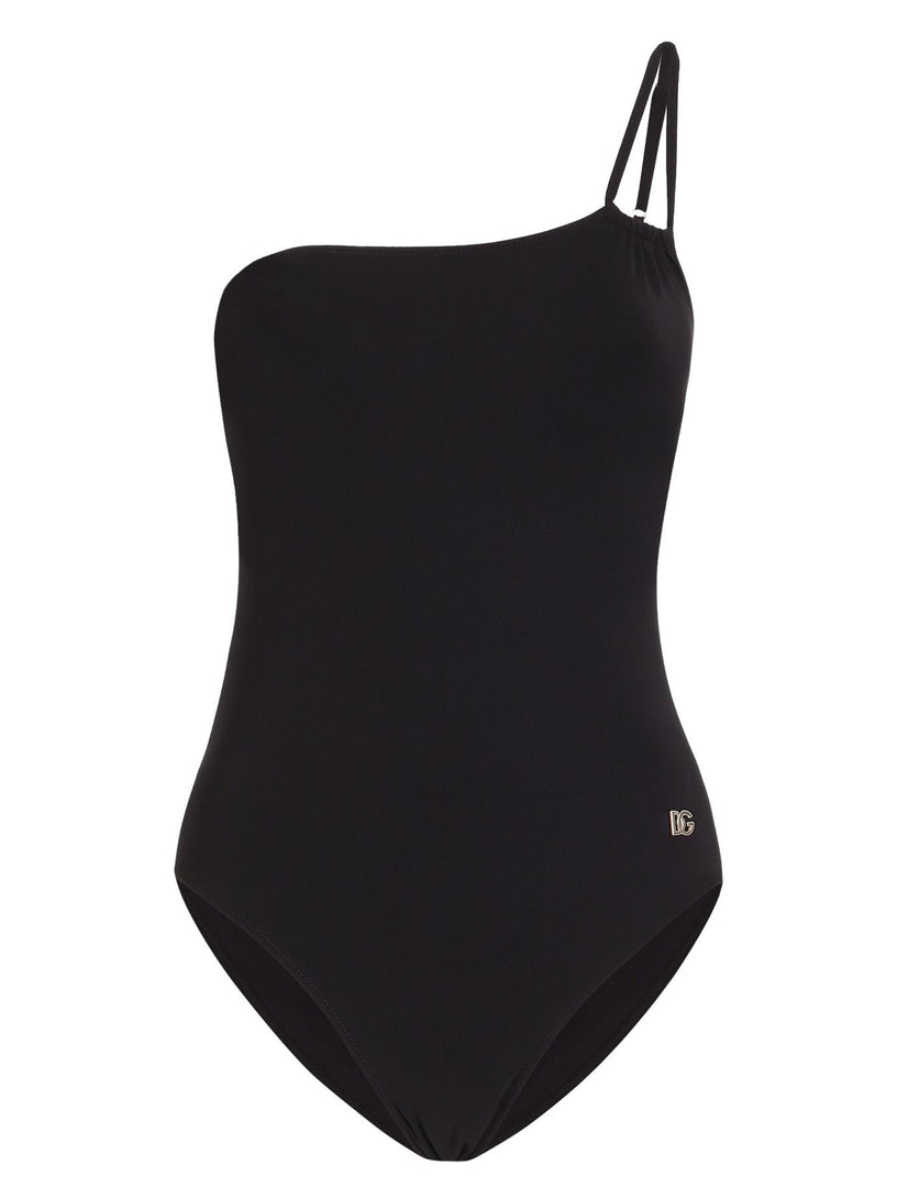 One-piece one-shoulder swimsuit
