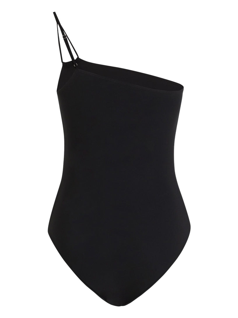 One-piece one-shoulder swimsuit