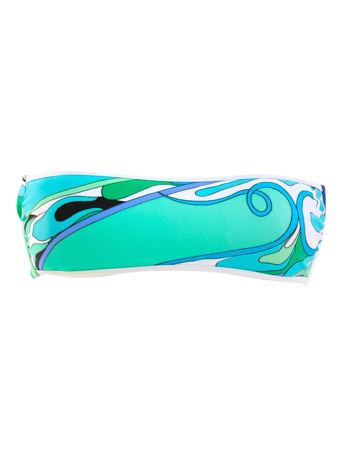 Iride-Print Bandeau Bikini Top