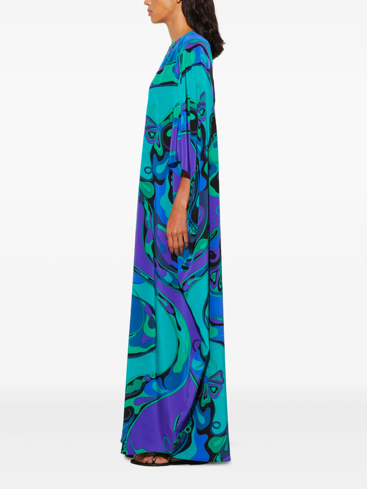 Orchidee Print Kaftan
