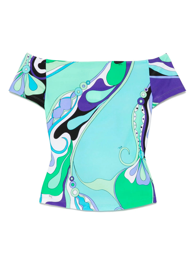 Iride Print Top
