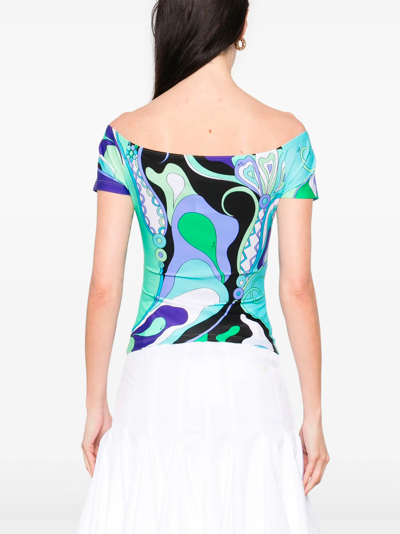 Iride Print Top