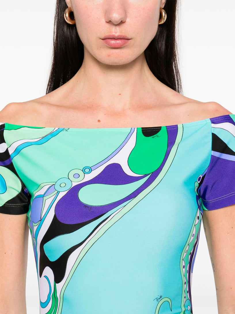 Iride Print Top
