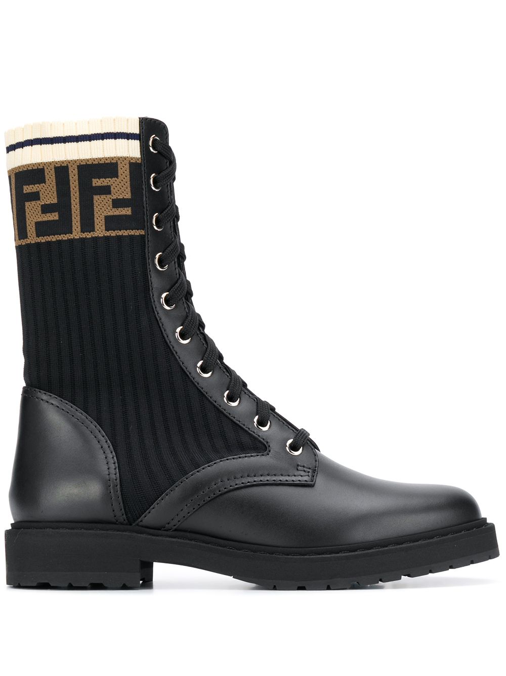 Rockoko Boots FENDI Nero | Grifo210