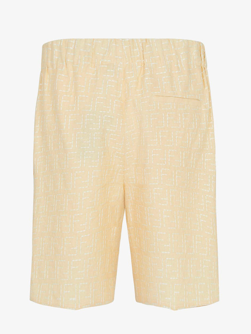 FF Jacquard Linen Shorts